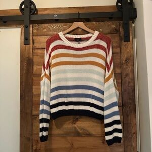 Lumiere Rainbow Striped Sweater